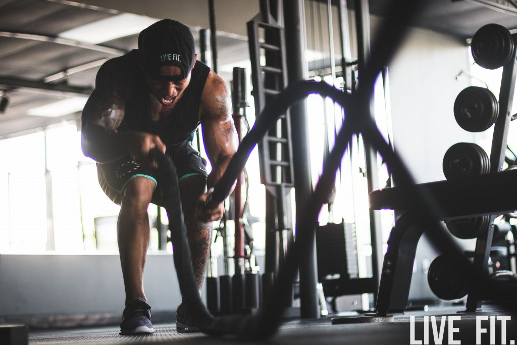 Roguey Gets A Quick Chest Workout With LVFT