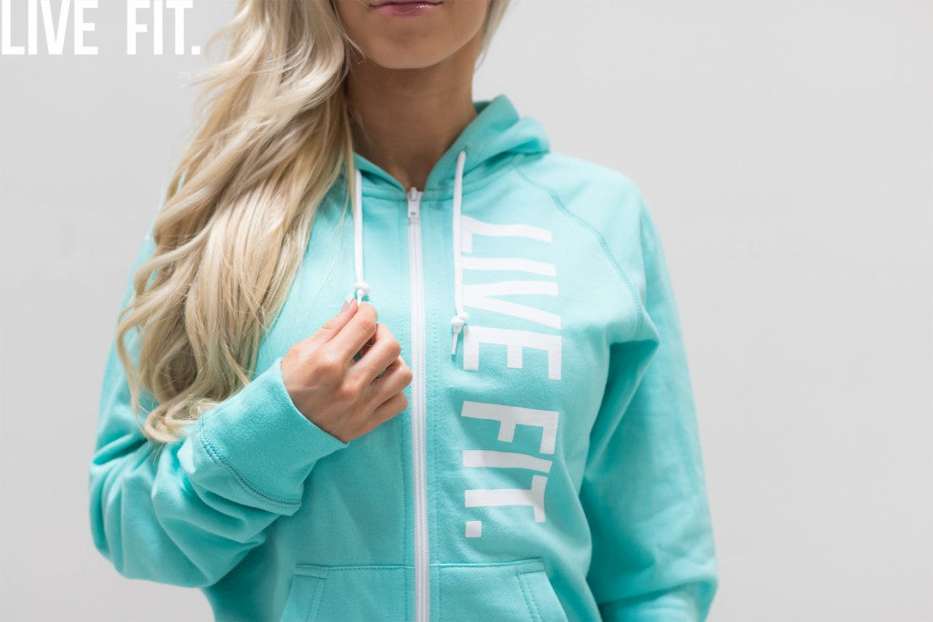 Ladies Live Fit Zip Ups Drop Today At Midnight.