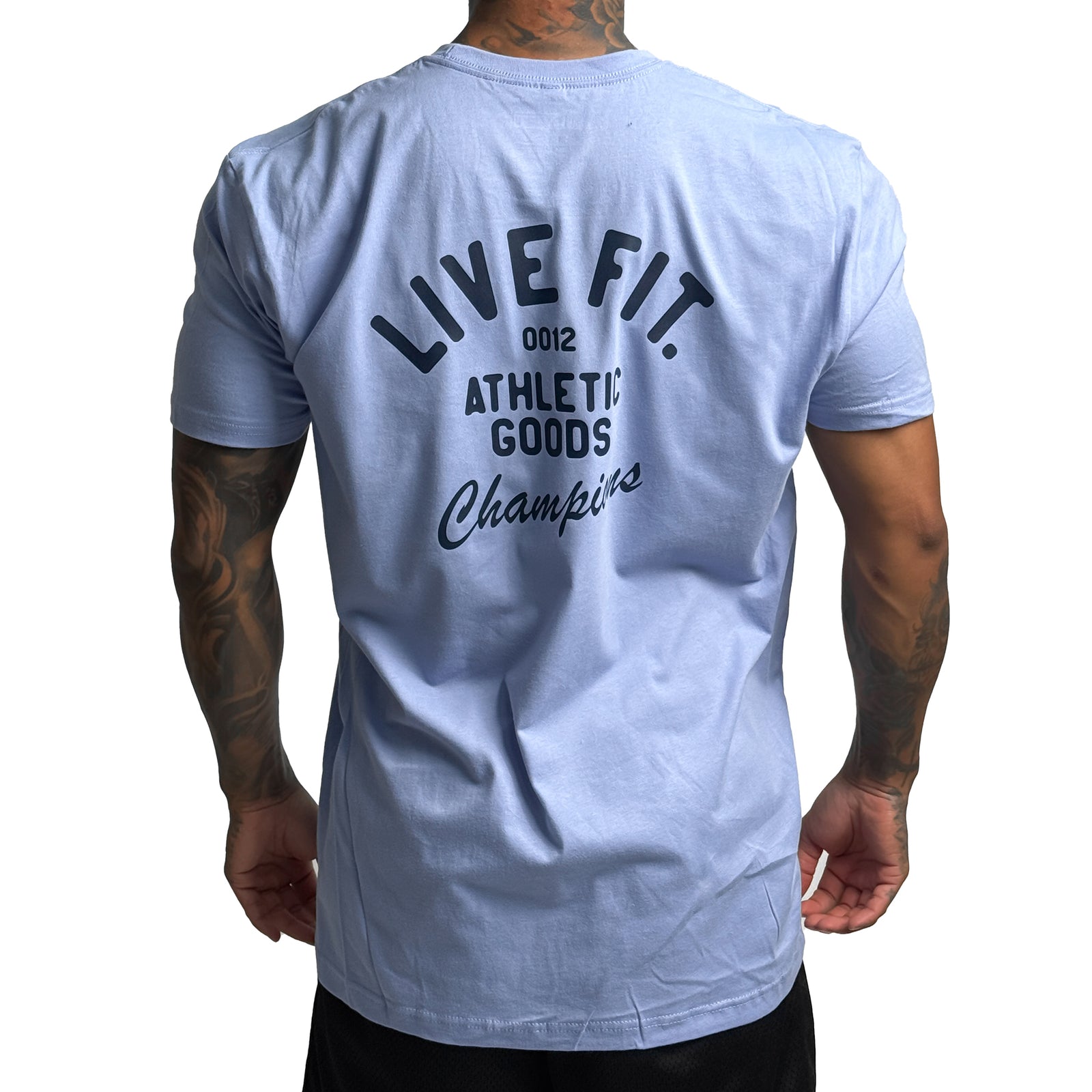 Athletic Goods Tee - Peri Blue / Navy