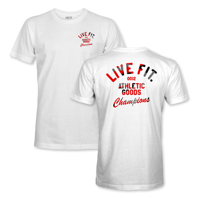 Athletic Goods Tee - White / Red Camo