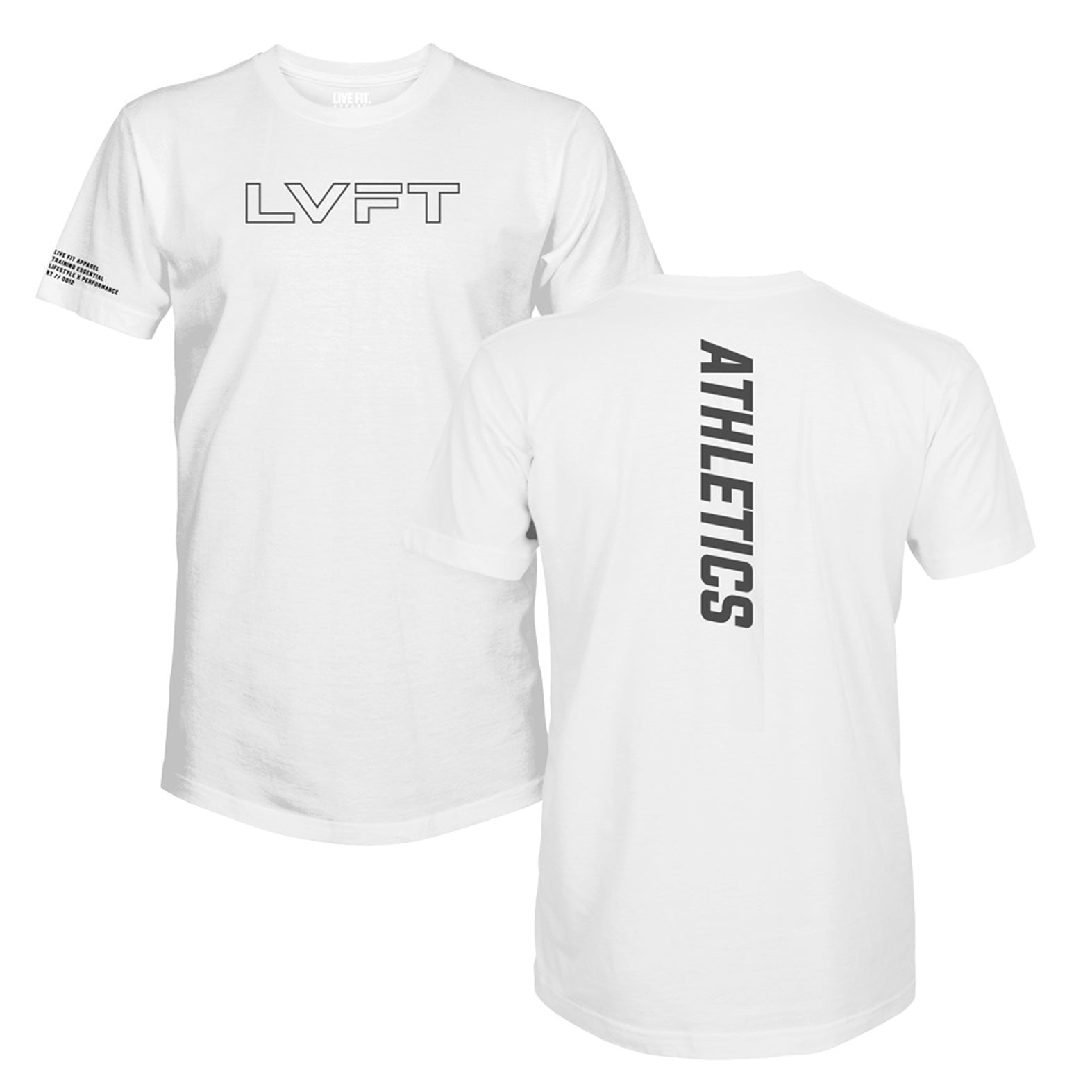 Athletics Scallop Tee - White