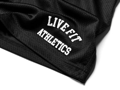 Livefit Athletics Contender Mesh Shorts - Black