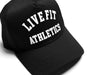 Livefit Athletics 5 Panel Cap - Black