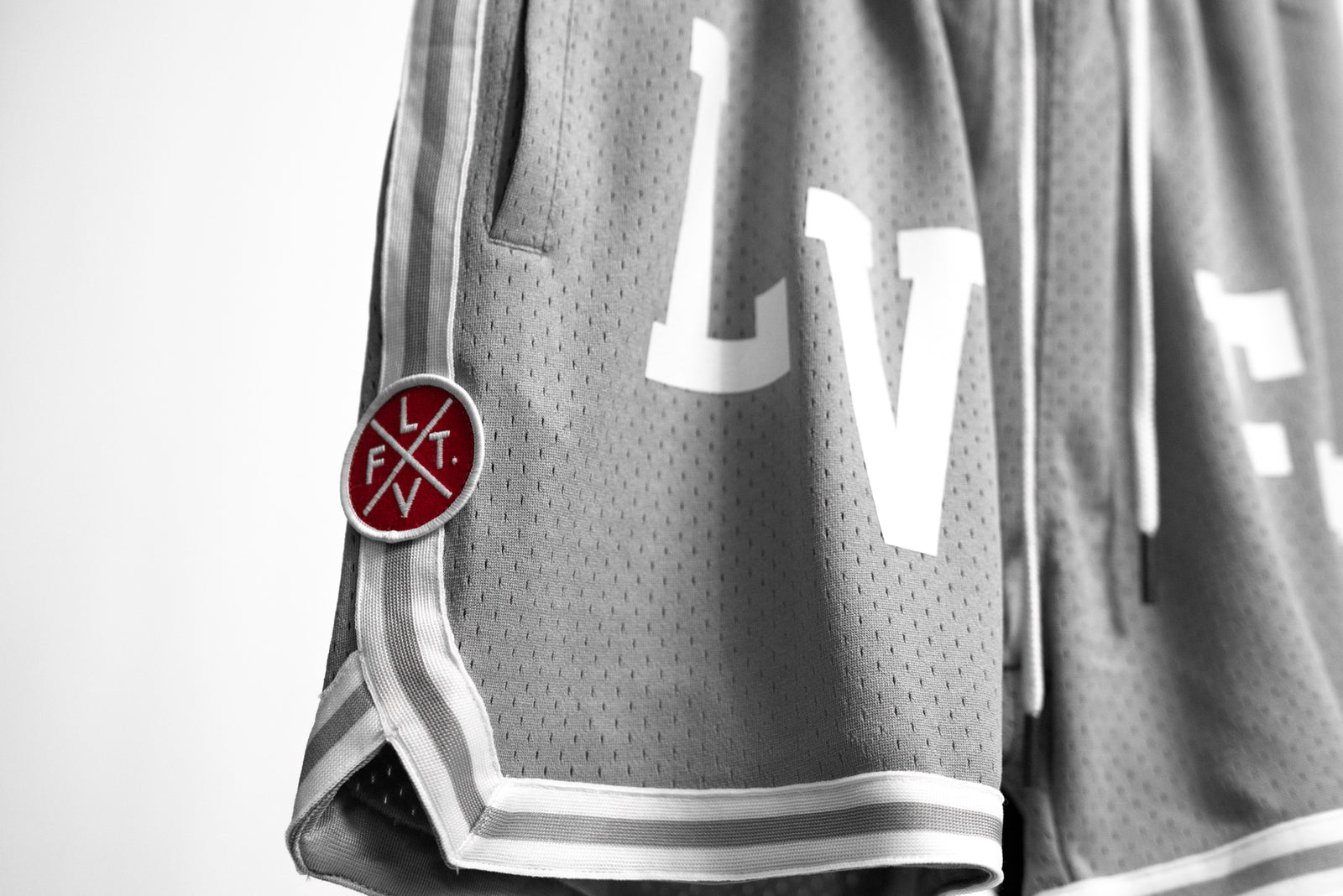 Retro Game Day Shorts - Grey