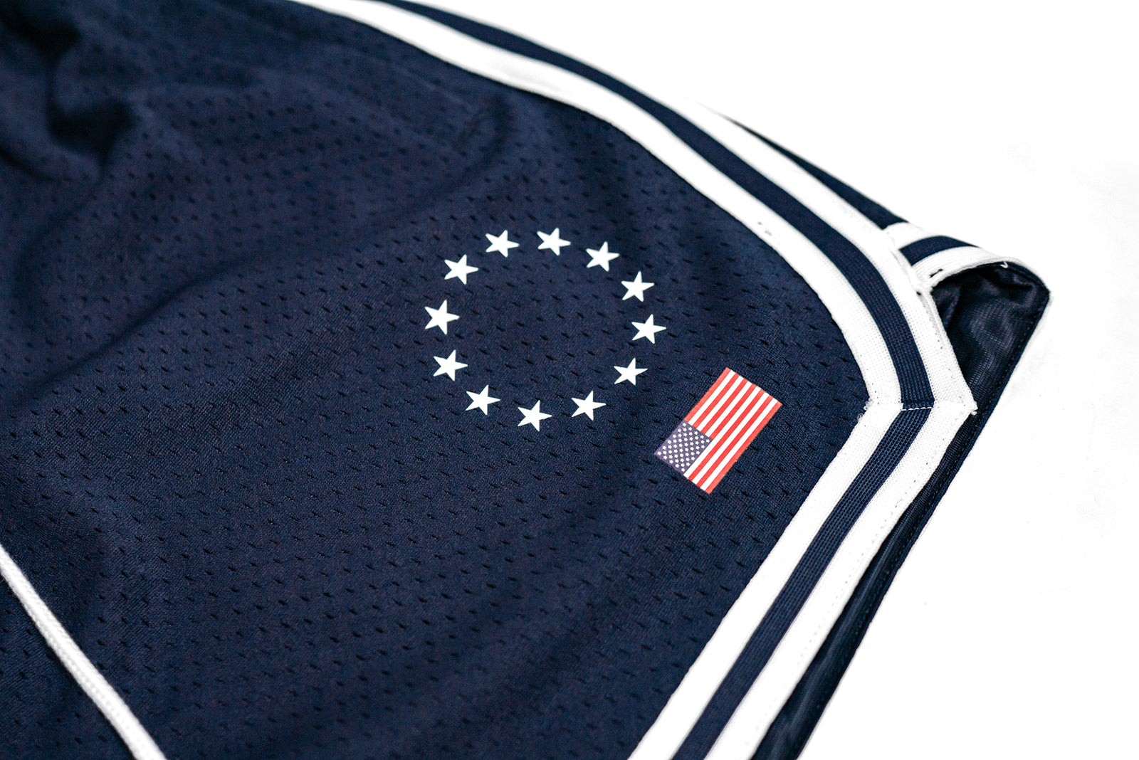 Retro National Mesh Shorts - Navy