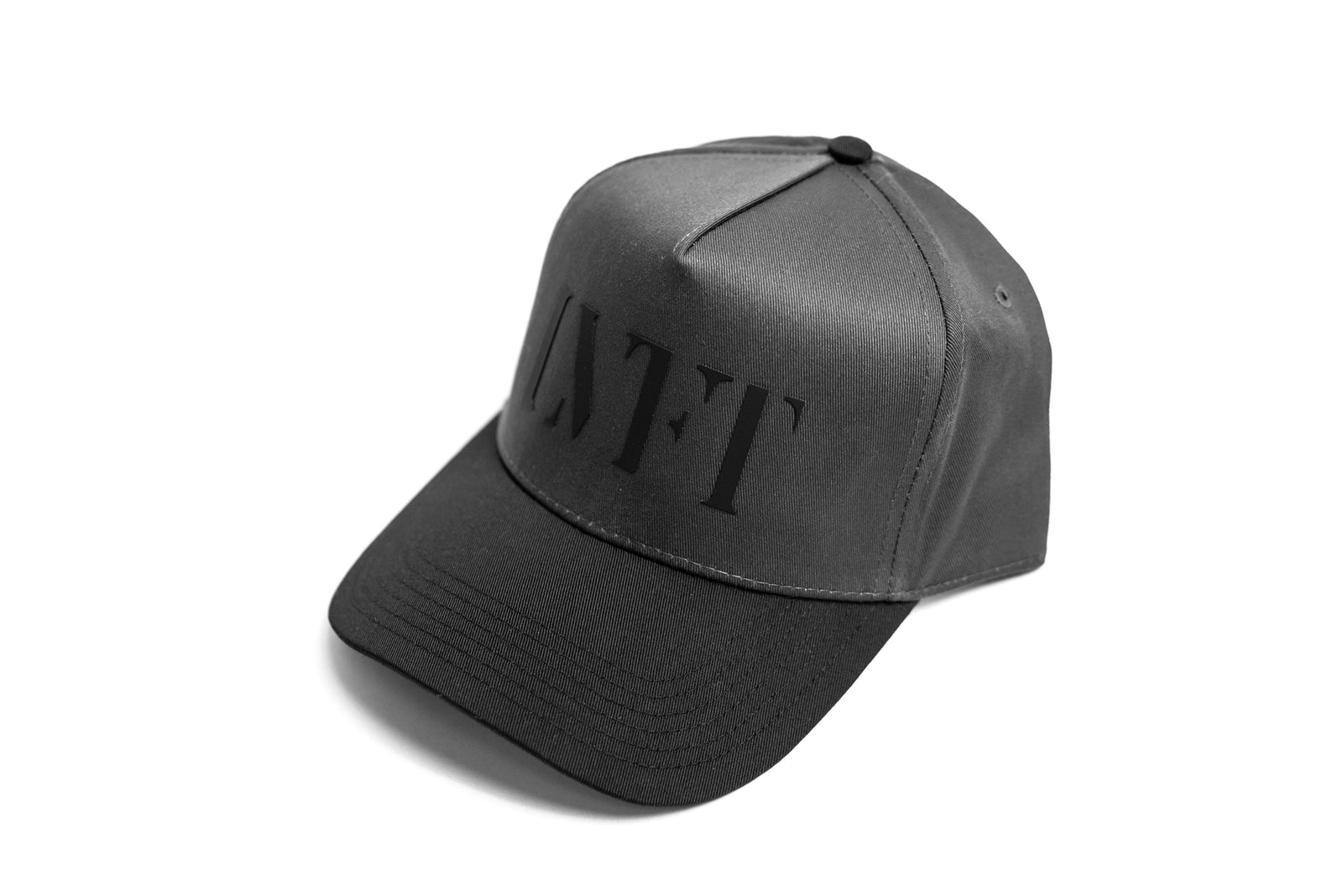 Echo 5 Panel Snapback - Charcoal / Black