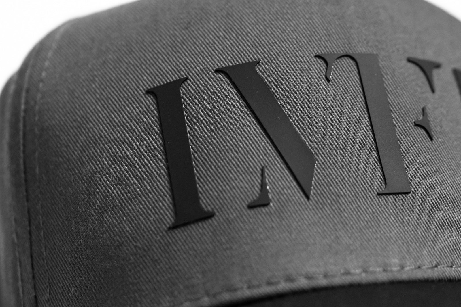 Echo 5 Panel Snapback - Charcoal / Black