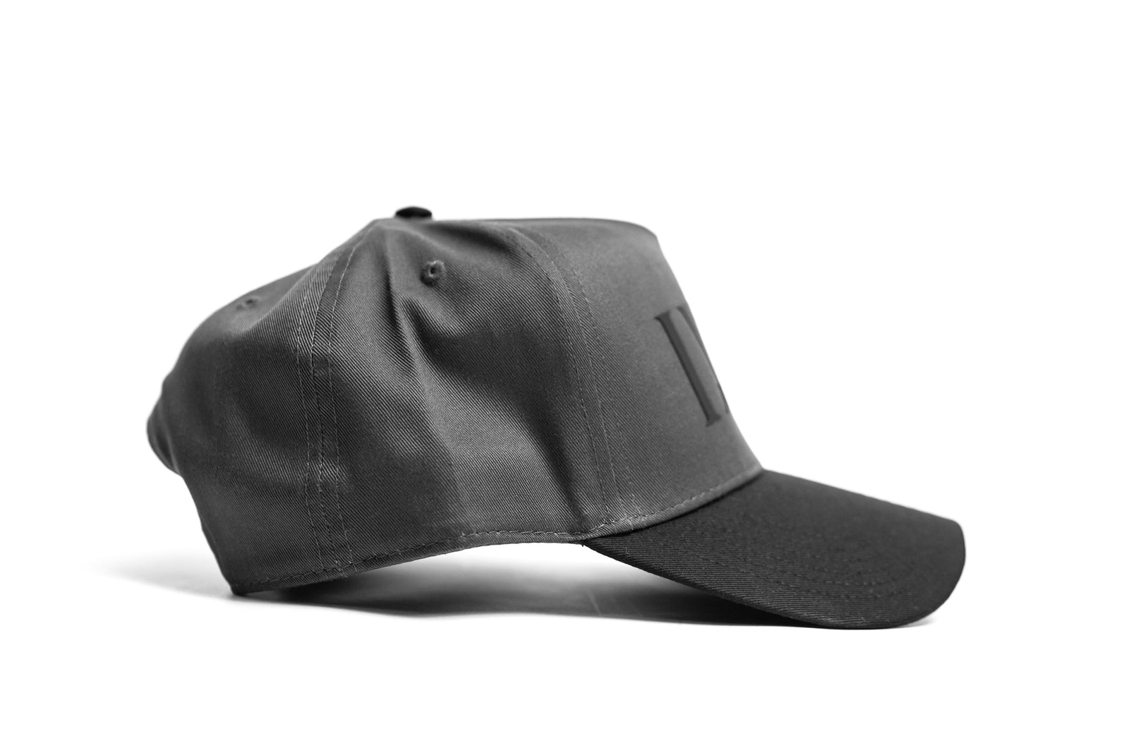 Echo 5 Panel Snapback - Charcoal / Black