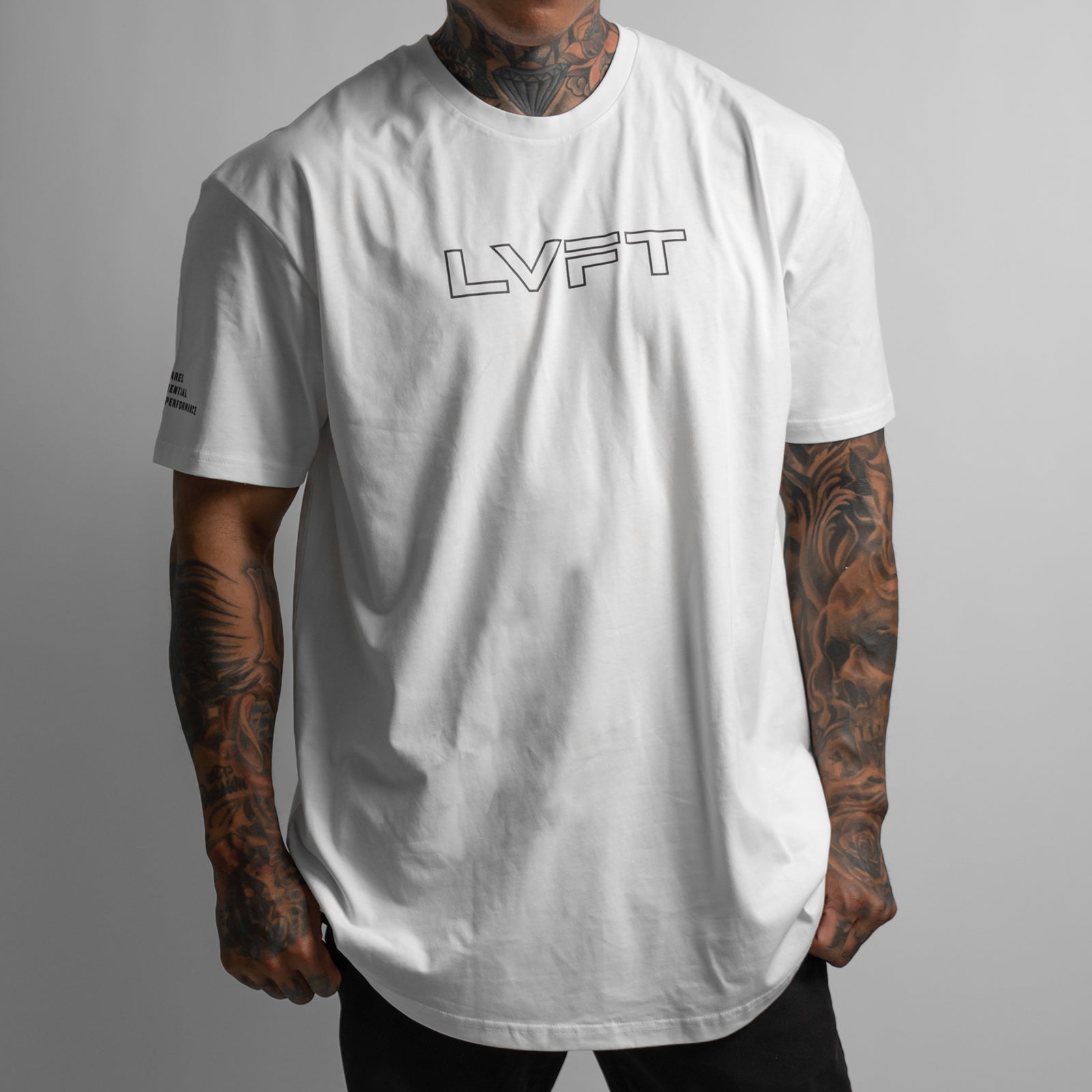 Athletics Scallop Tee - White