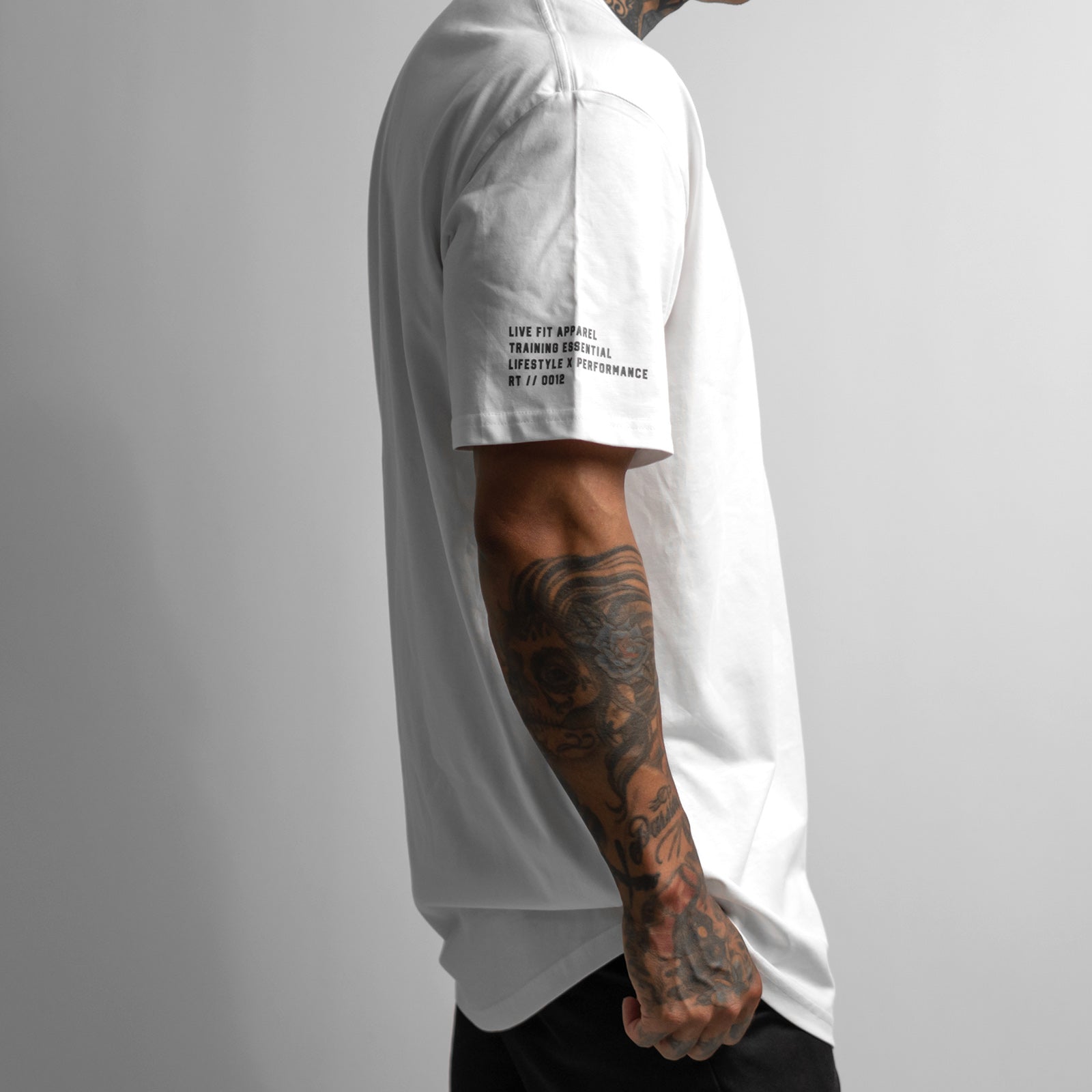 Athletics Scallop Tee - White