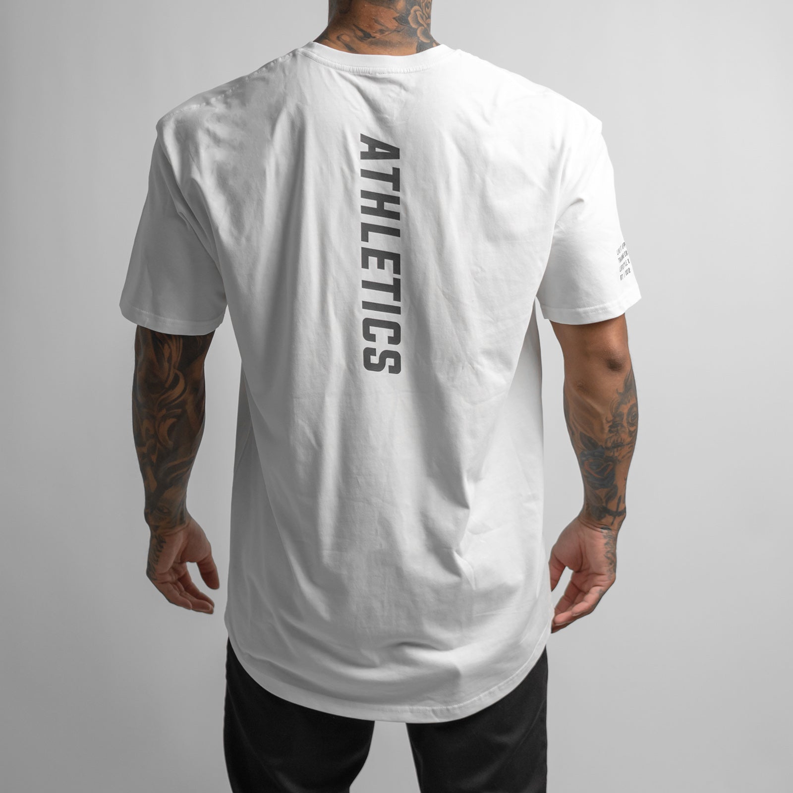 Athletics Scallop Tee - White
