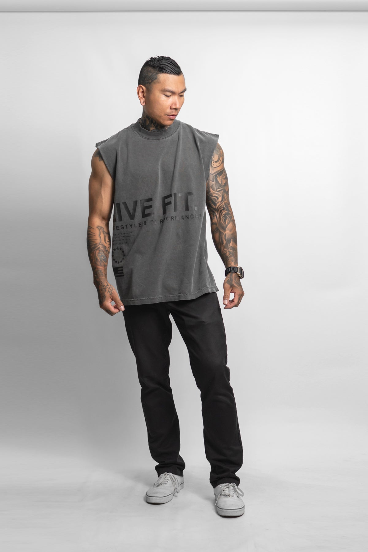 Urban Muscle Tank - Shadow / Black