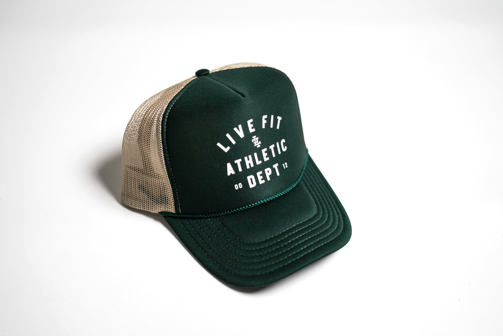 Athletic Dept. Foam Trucker - Forest Green/Khaki
