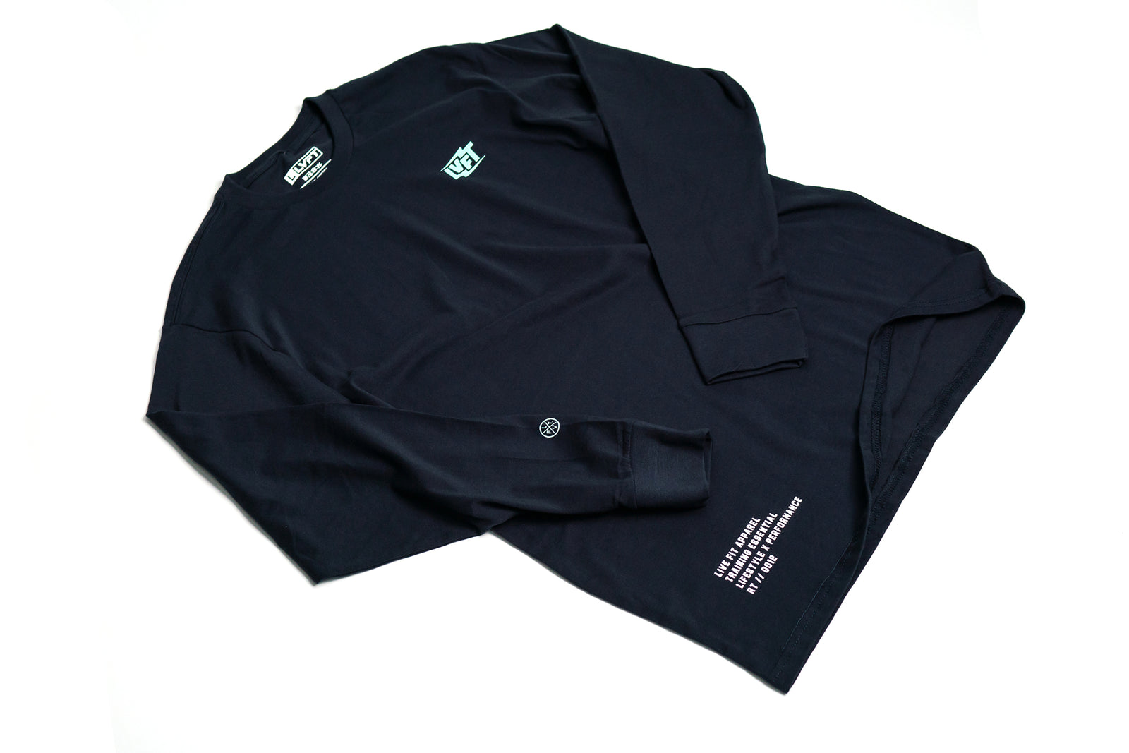 Shockwave Long Sleeve Tee - Navy
