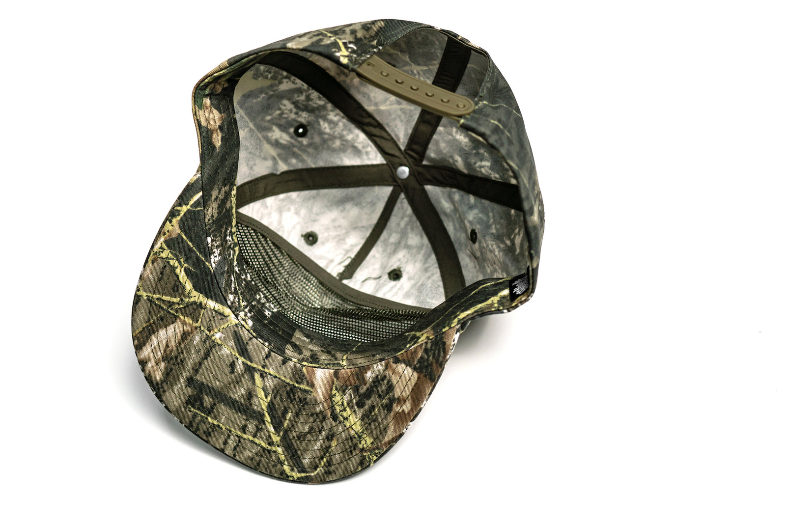 Slate Cotton Twill Flatbill Snapback - Tree Camo