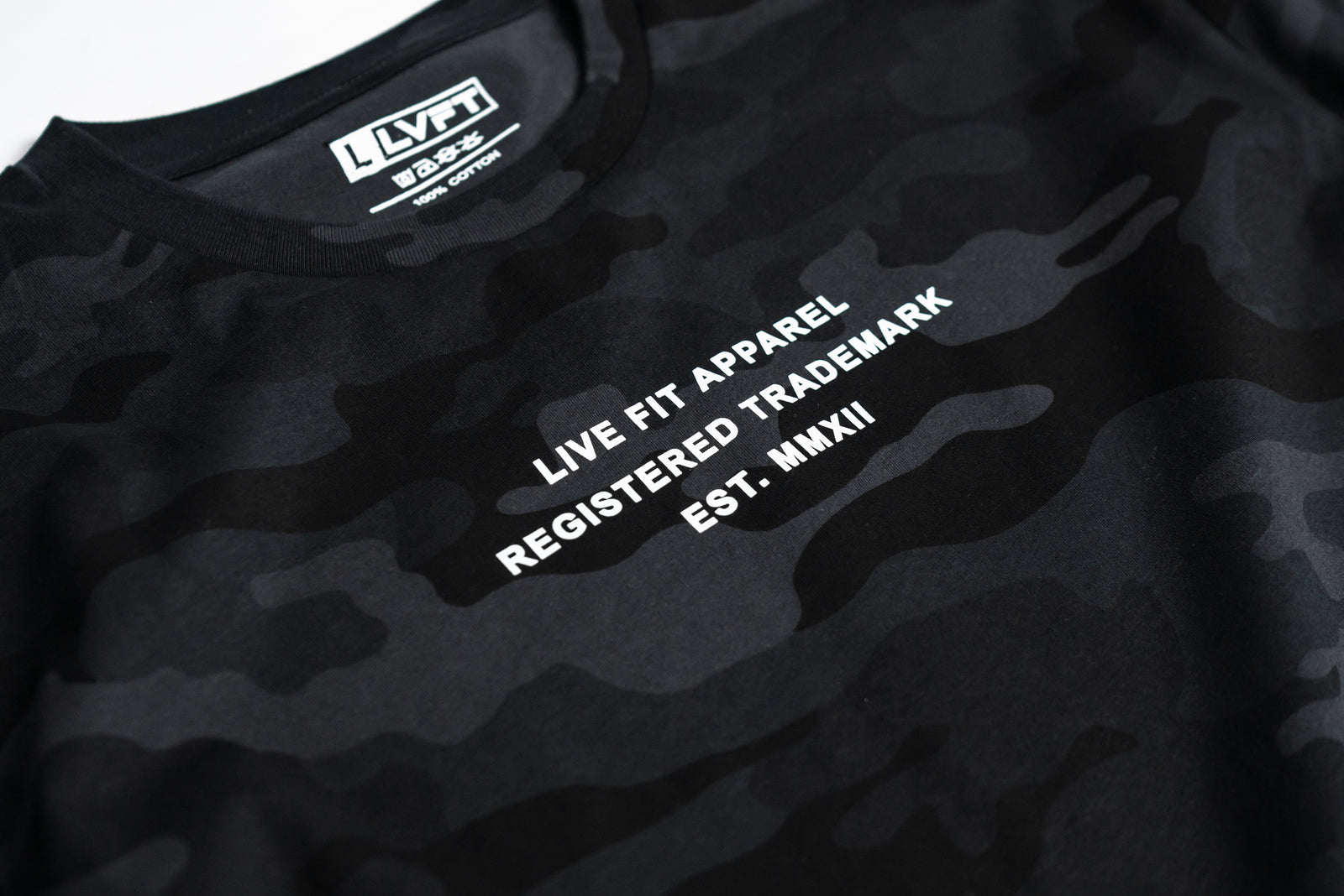 EST. Long Sleeve Tee - Black Camo