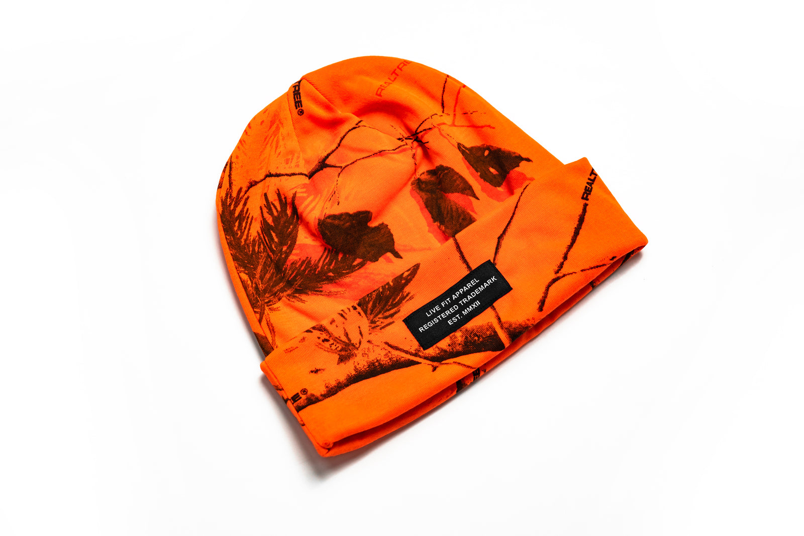 EST. Lined Cuffed Beanie - Blazin' Tree Camo