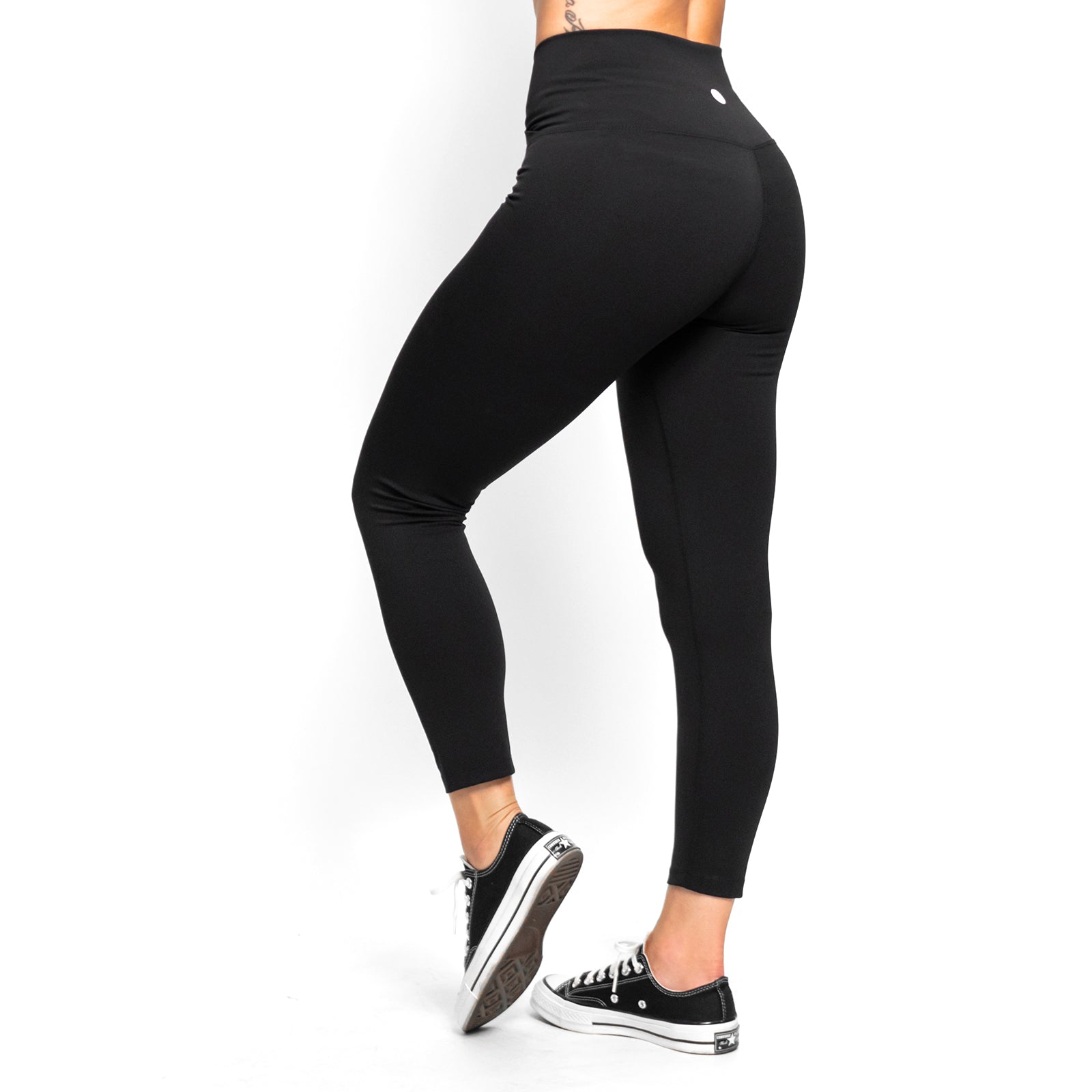 Crossover Leggings - Black