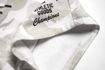 Athletic Goods Fleece Shorts - White Camo
