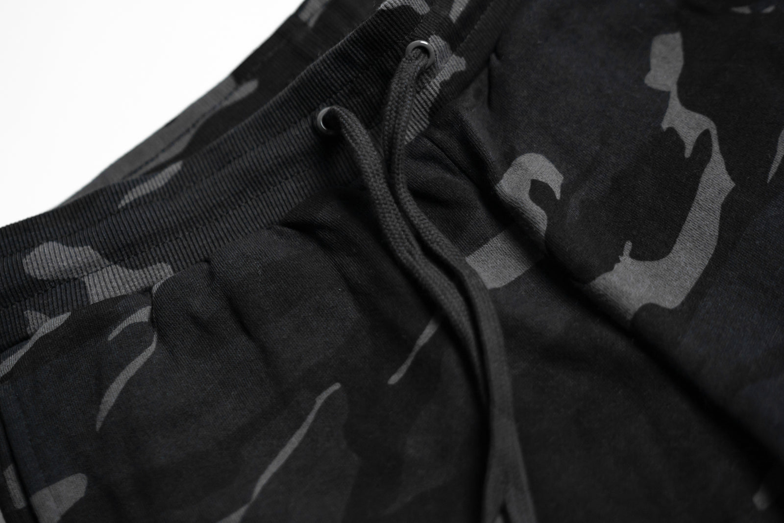 Athletic Goods Fleece Shorts - Black Camo