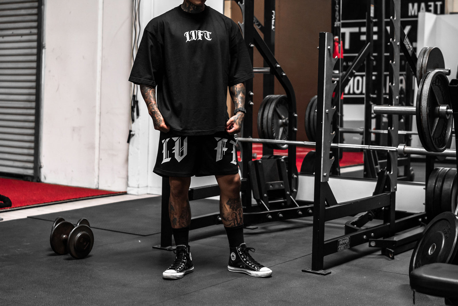 Gotham Pump Tee - Black