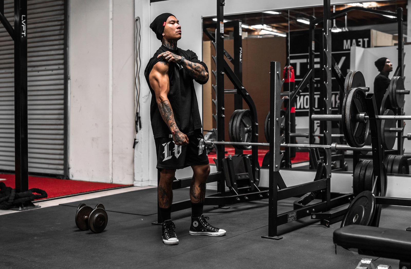 Gotham Pump Tee - Black