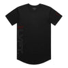 Dynamic Scallop Tee - Black / Red
