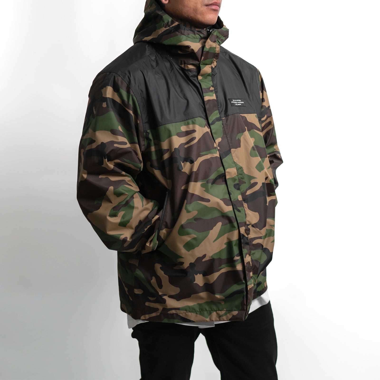 EST. Windbreaker Jacket - Camo