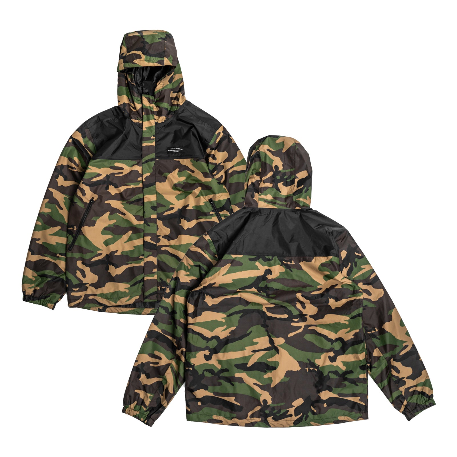 EST. Windbreaker Jacket - Camo