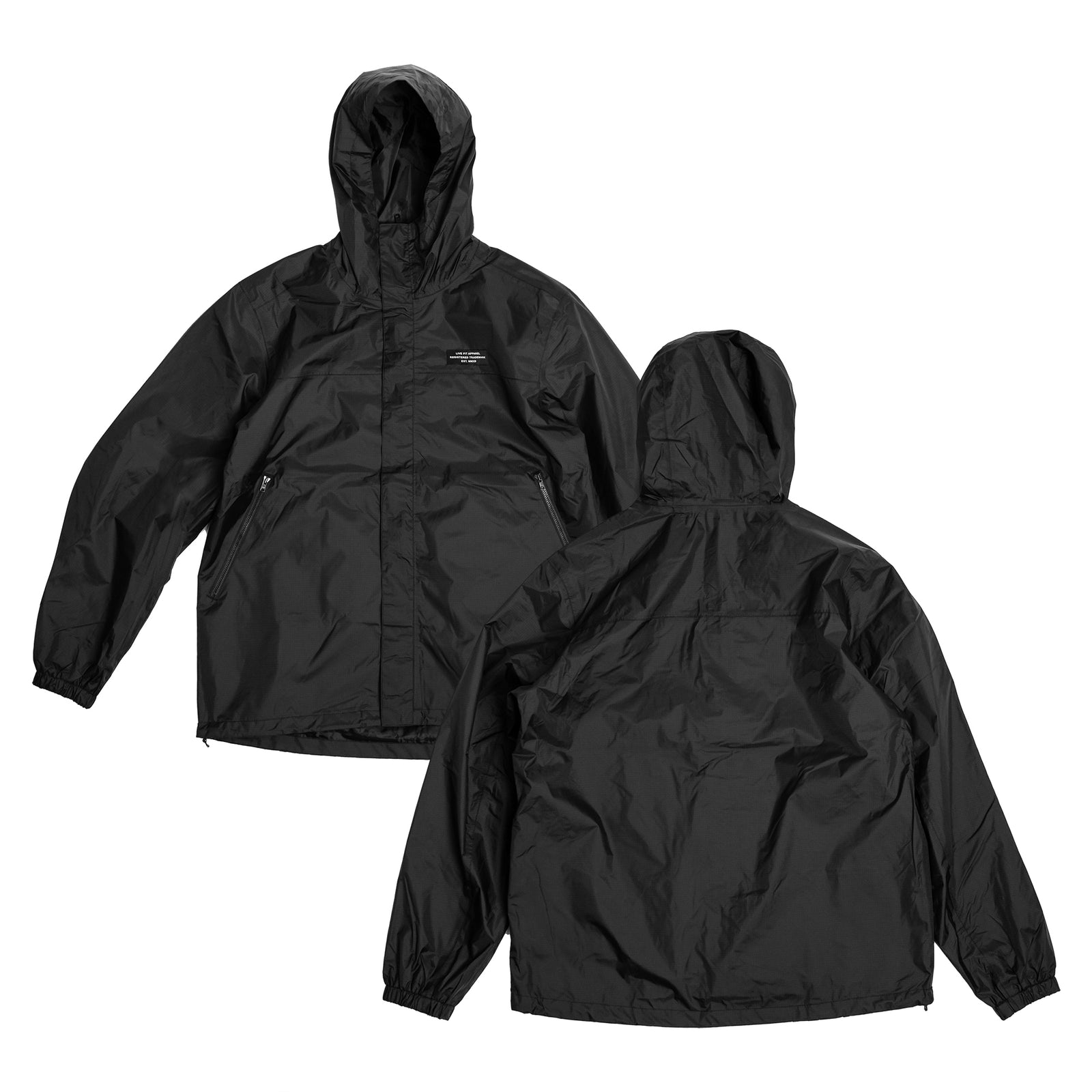 EST. Windbreaker Jacket - Black