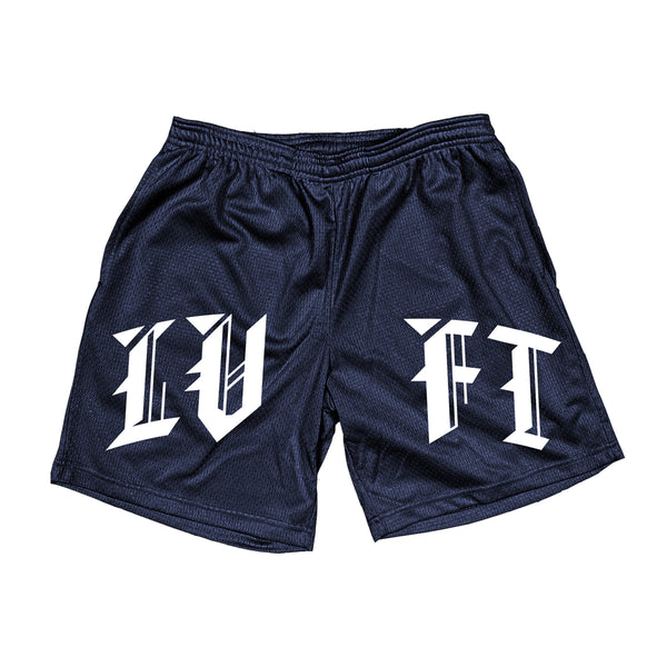 Athletic Shorts LV (Black & Blue)