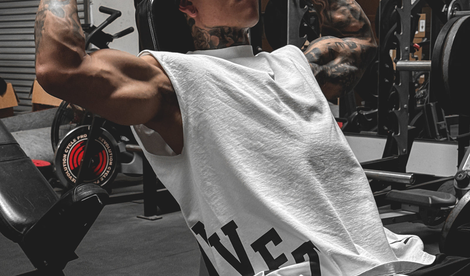 Icon Muscle Tank - White