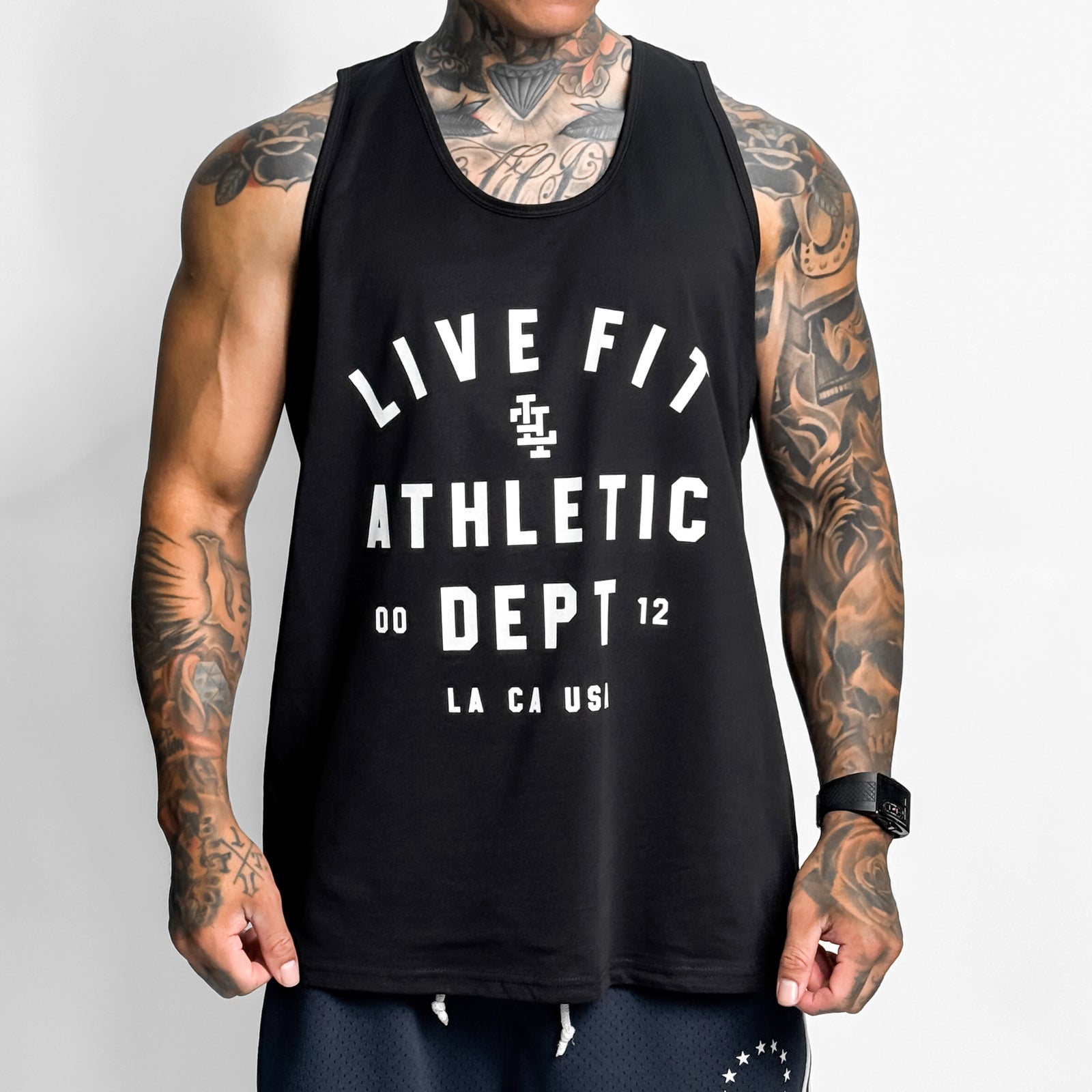 Athletic Department Tank Top - Black