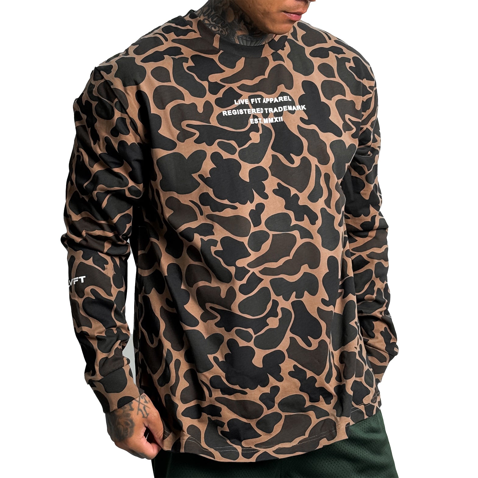 EST. Long Sleeve Tee - Duck Camo