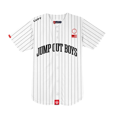 Jump Out Boys Baseball Jersey - Pinstripe