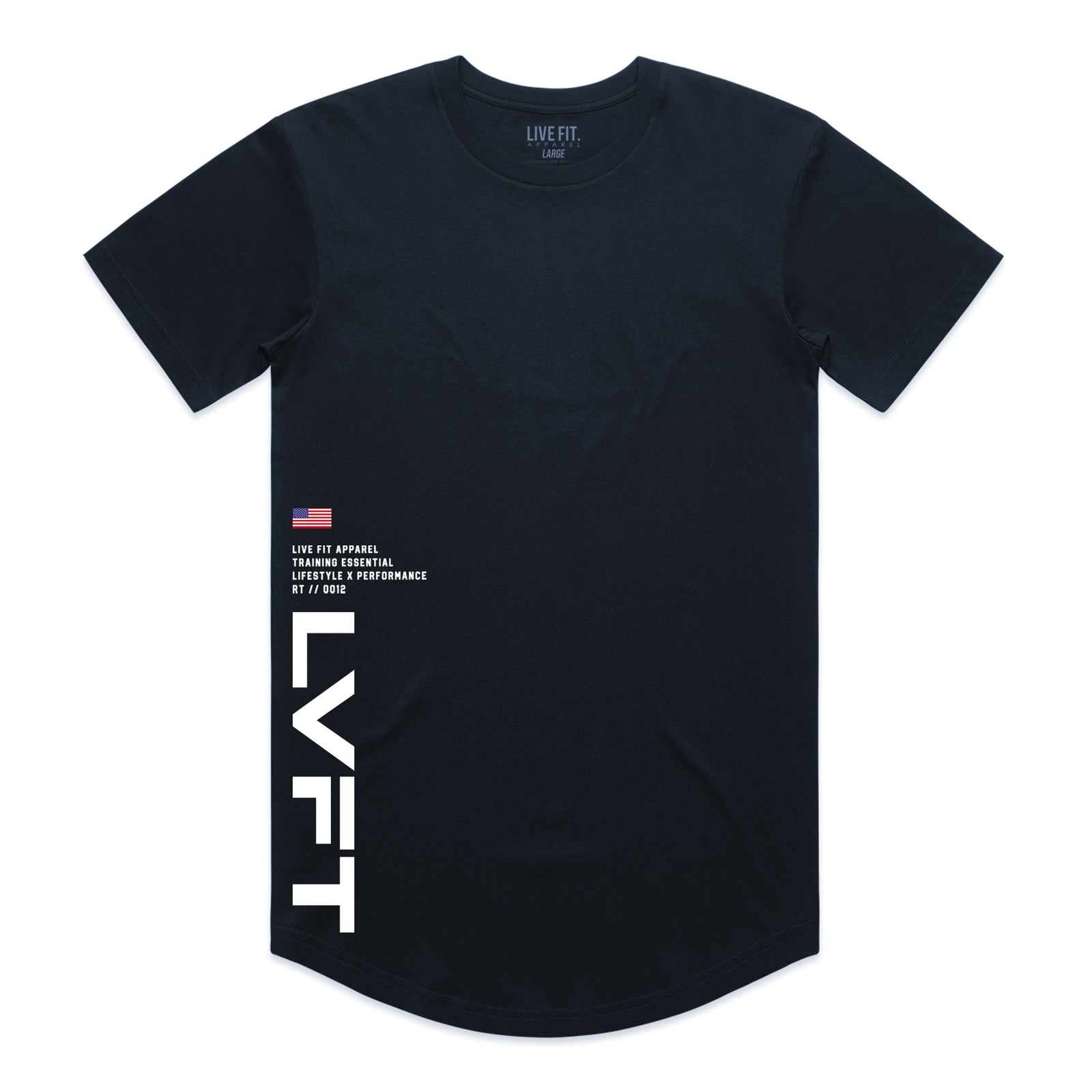 Legacy Scallop Tee - Navy