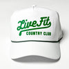 Letterman Golf Cap - White