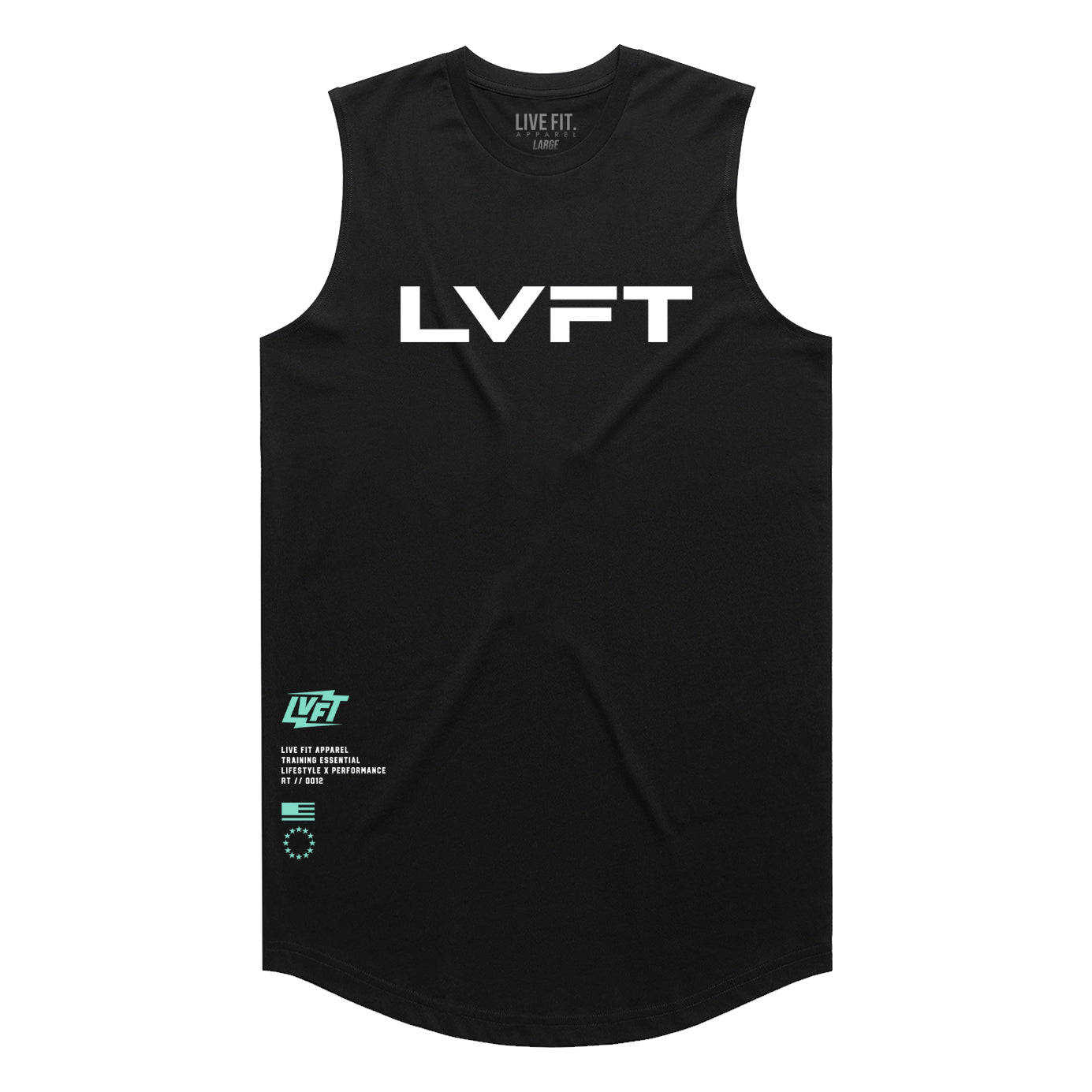 Recharge Muscle Tank - Black