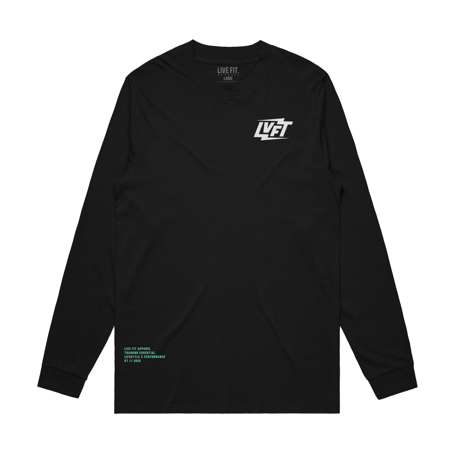 Shockwave Long Sleeve Tee - Black