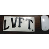 8" Varsity Decal - Live Fit Apparel 
