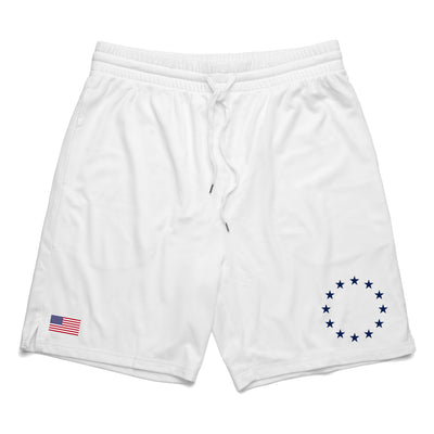 All Star Court Shorts- White