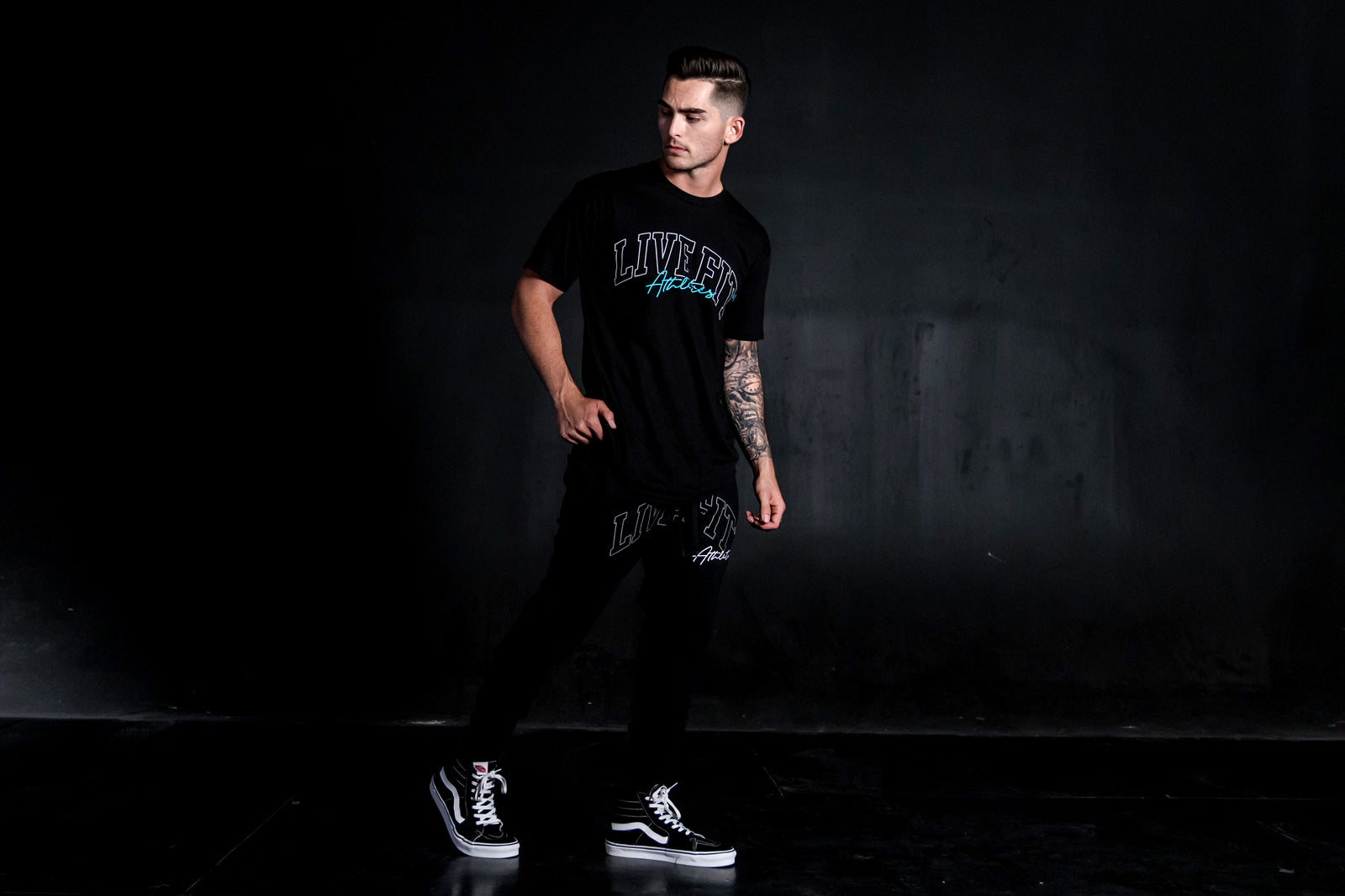 Viper City Tee - Black/Teal