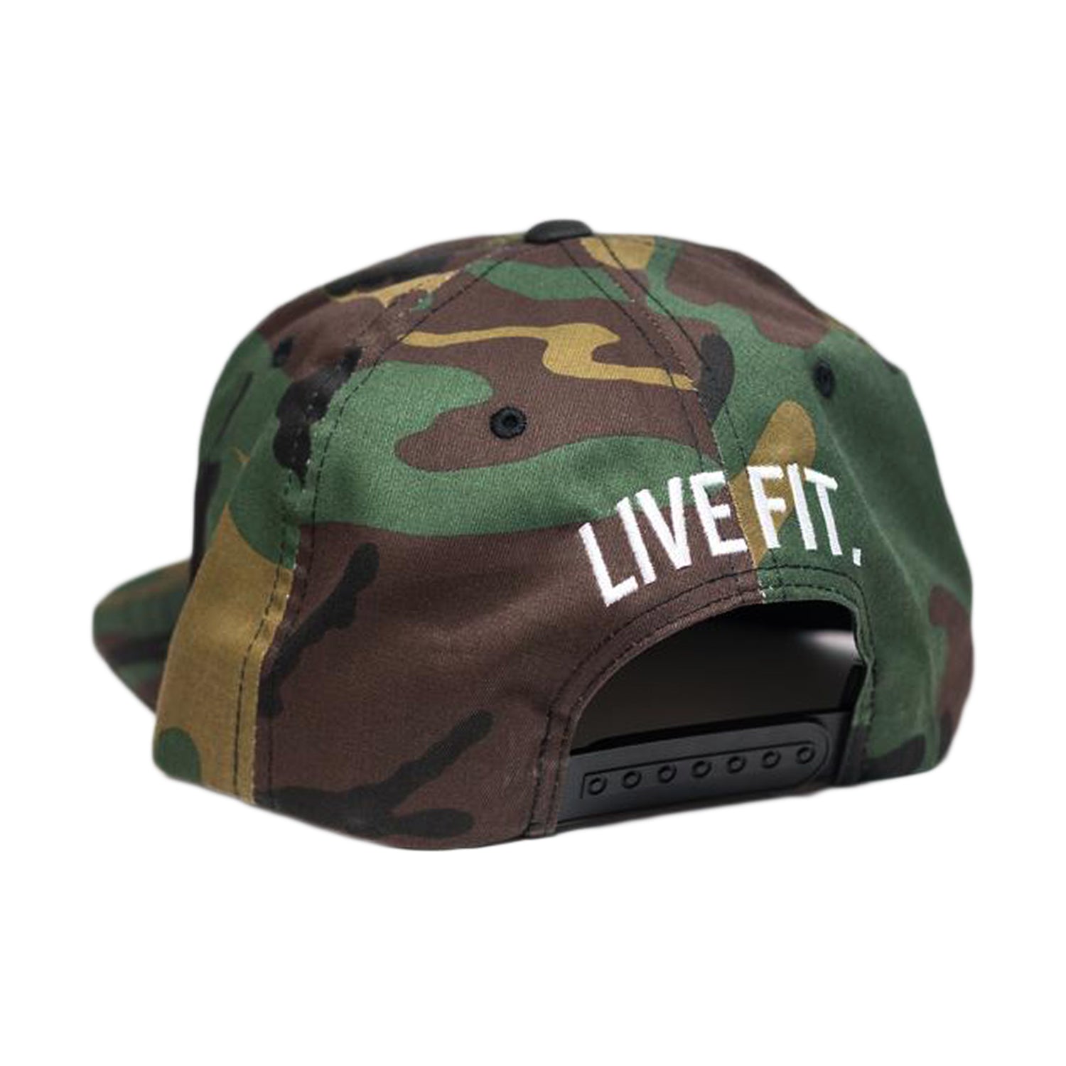 Live Fit Apparel C Snapback - Camo/White - LVFT