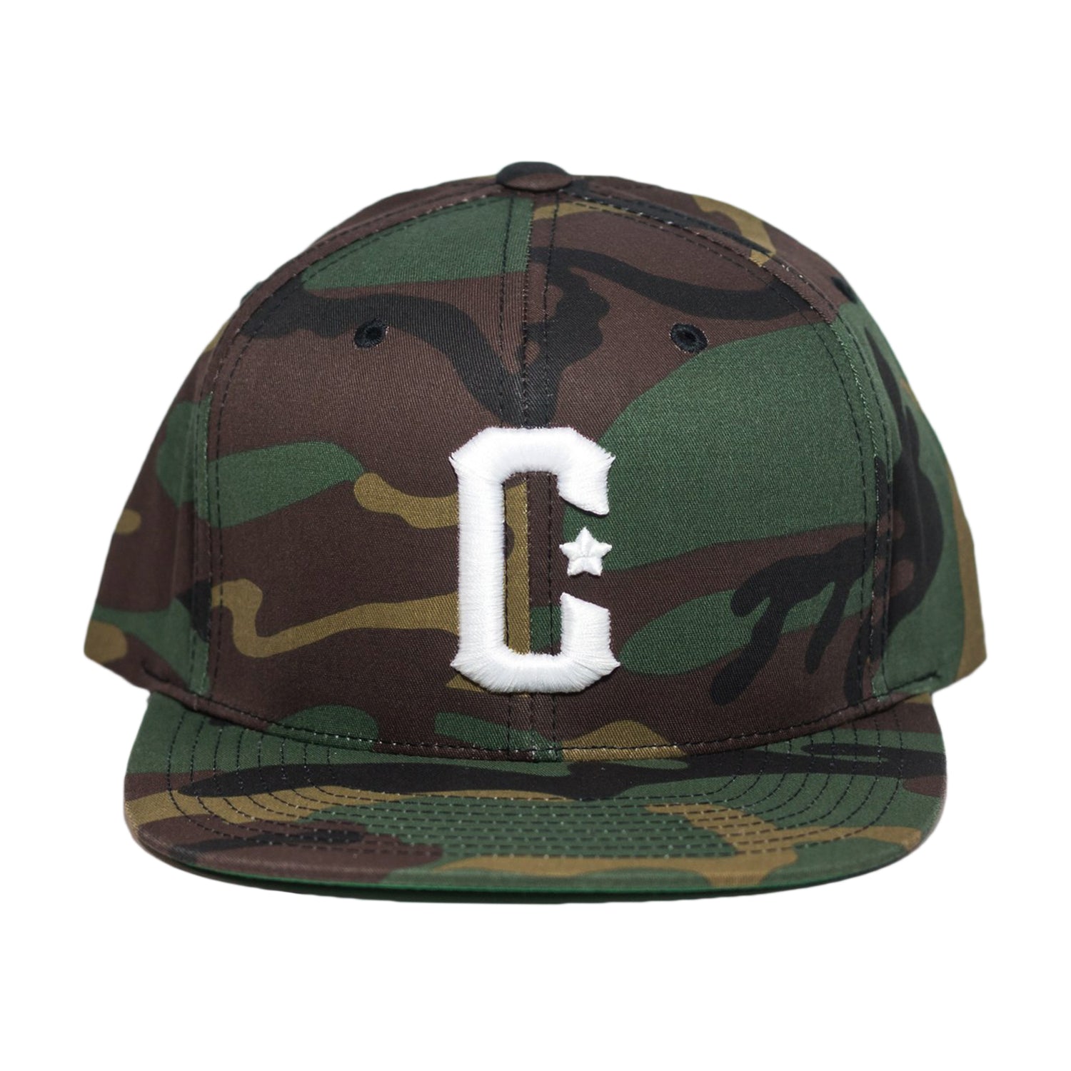 Live Fit Apparel C Snapback - Camo/White - LVFT