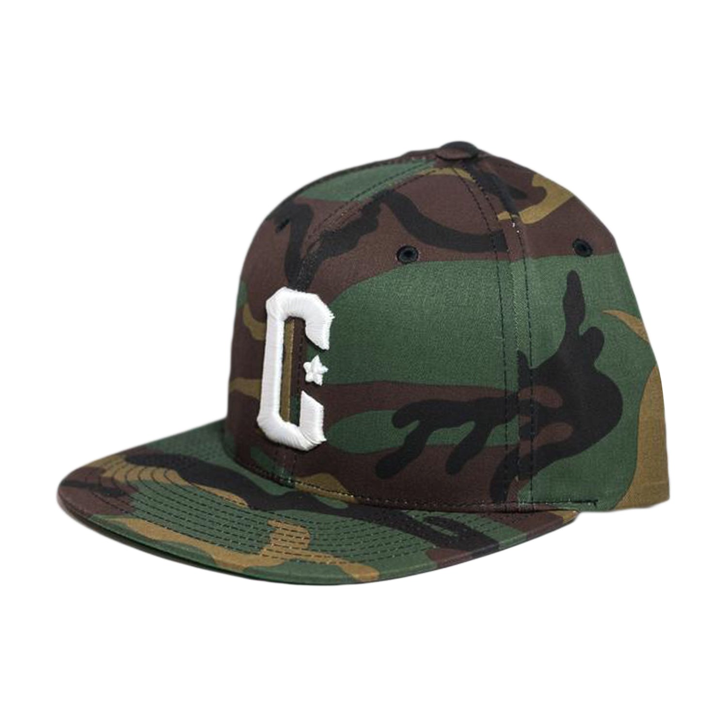 Live Fit Apparel C Snapback - Camo/White - LVFT