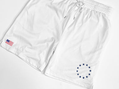 All Star Court Shorts- White