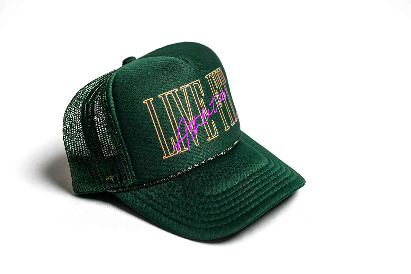 5 Panel Foam Trucker Hat - Forest Green
