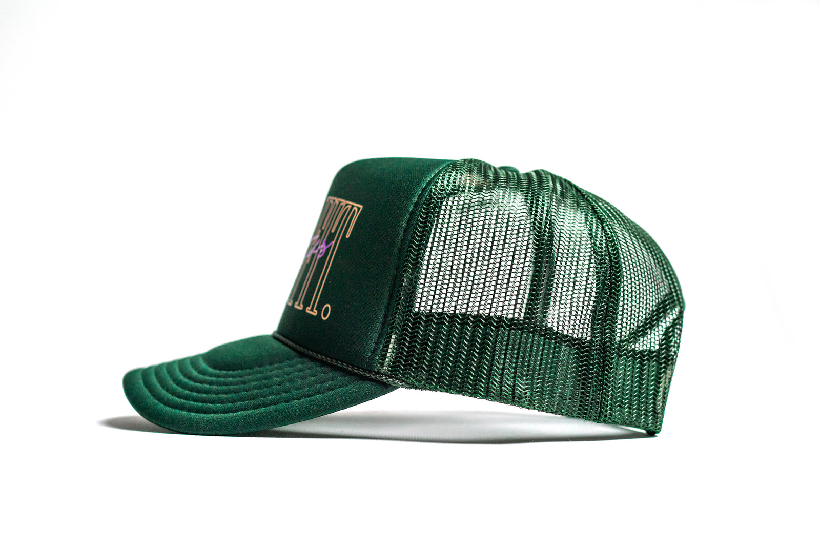 5 Panel Foam Trucker Hat - Forest Green