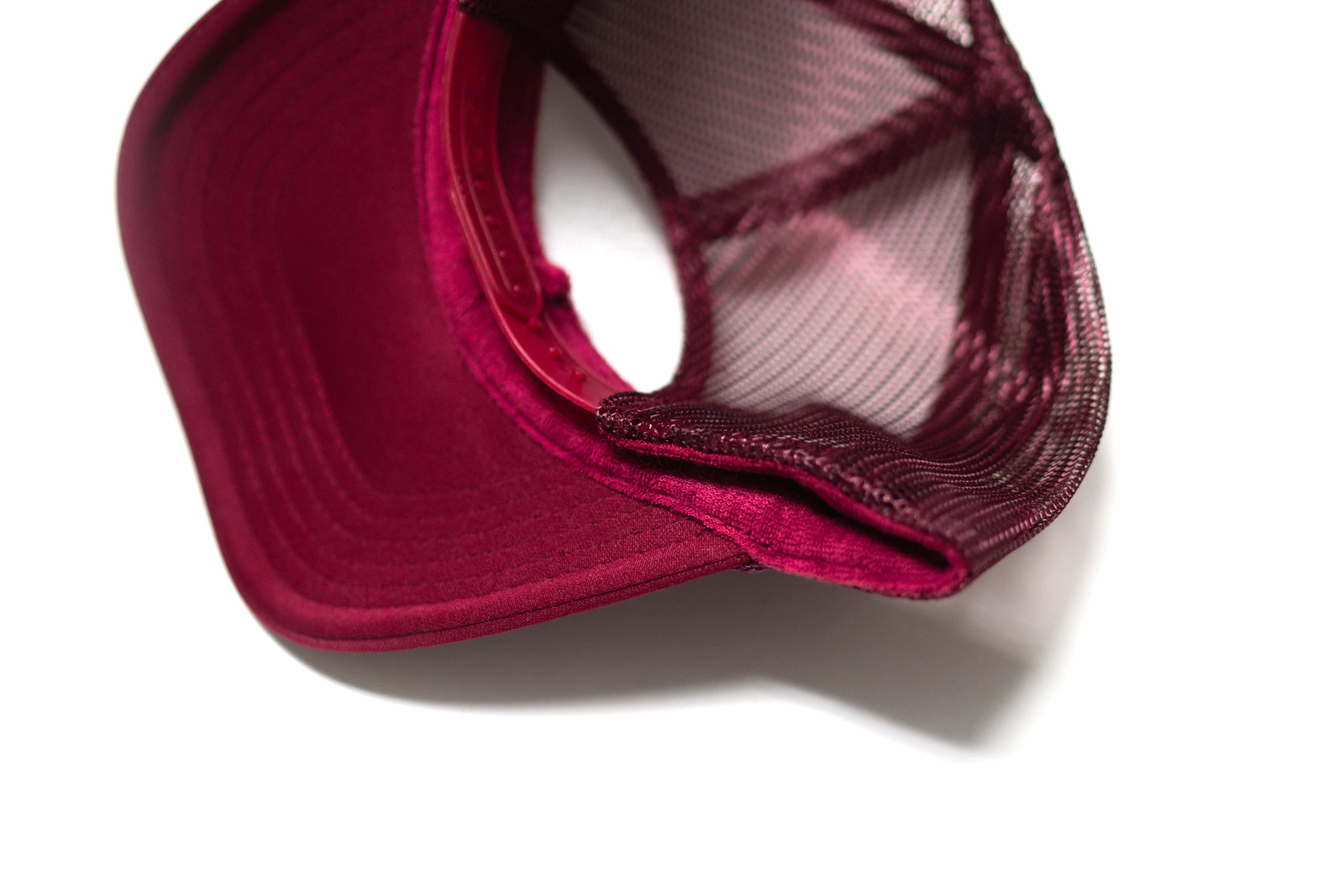 5 Panel Foam Trucker Hat - Burgundy