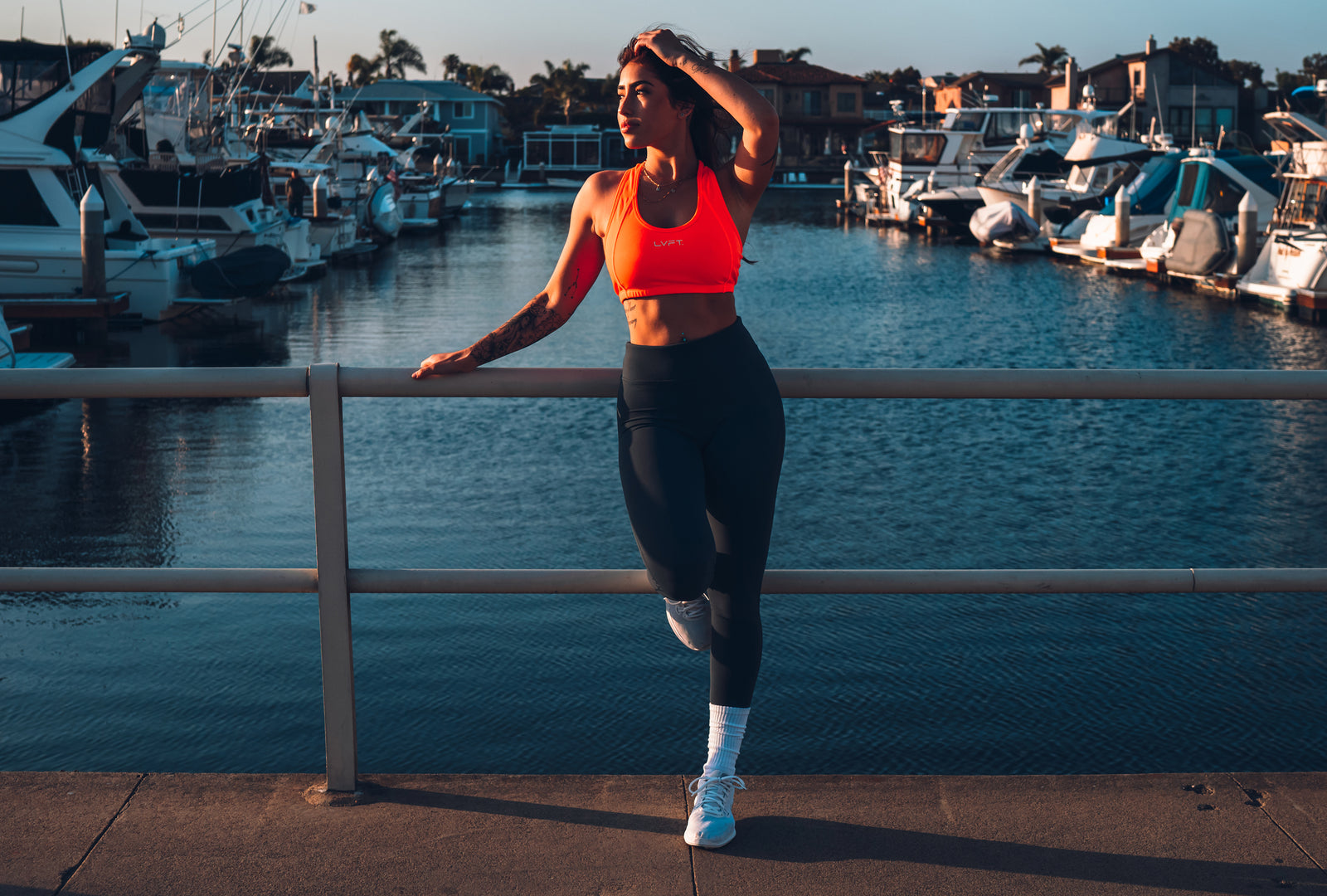 Hyper Pro Sports Bra- Orange